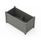 POLYWOOD Vineyard Large Rectangle Double Planter Box