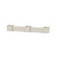 POLYWOOD 48" Vineyard Straight Double Planter Storage Bench Set- Large — Sand