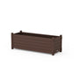 POLYWOOD Nautical Rectangle Triple Planter Box — Mahogany