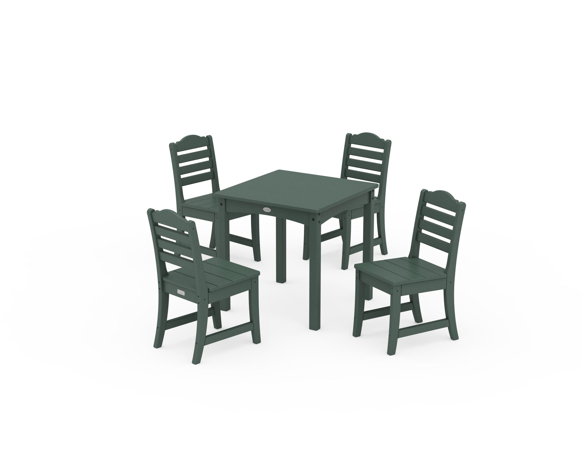 POLYWOOD Savannah Kids 5-Piece Dining Set — Green