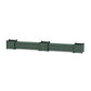 POLYWOOD 60" Country Living Straight Double Planter Storage Bench Set- Large — Green