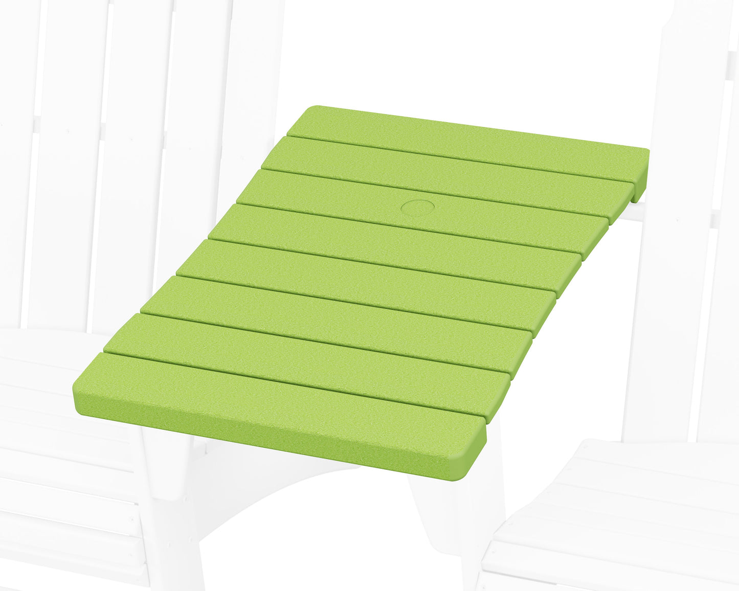 POLYWOOD 600 Series Straight Adirondack Connecting Table — Lime