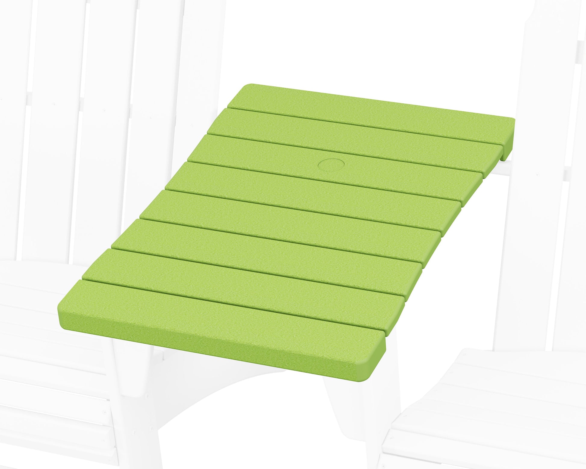 POLYWOOD 600 Series Straight Adirondack Connecting Table — Lime