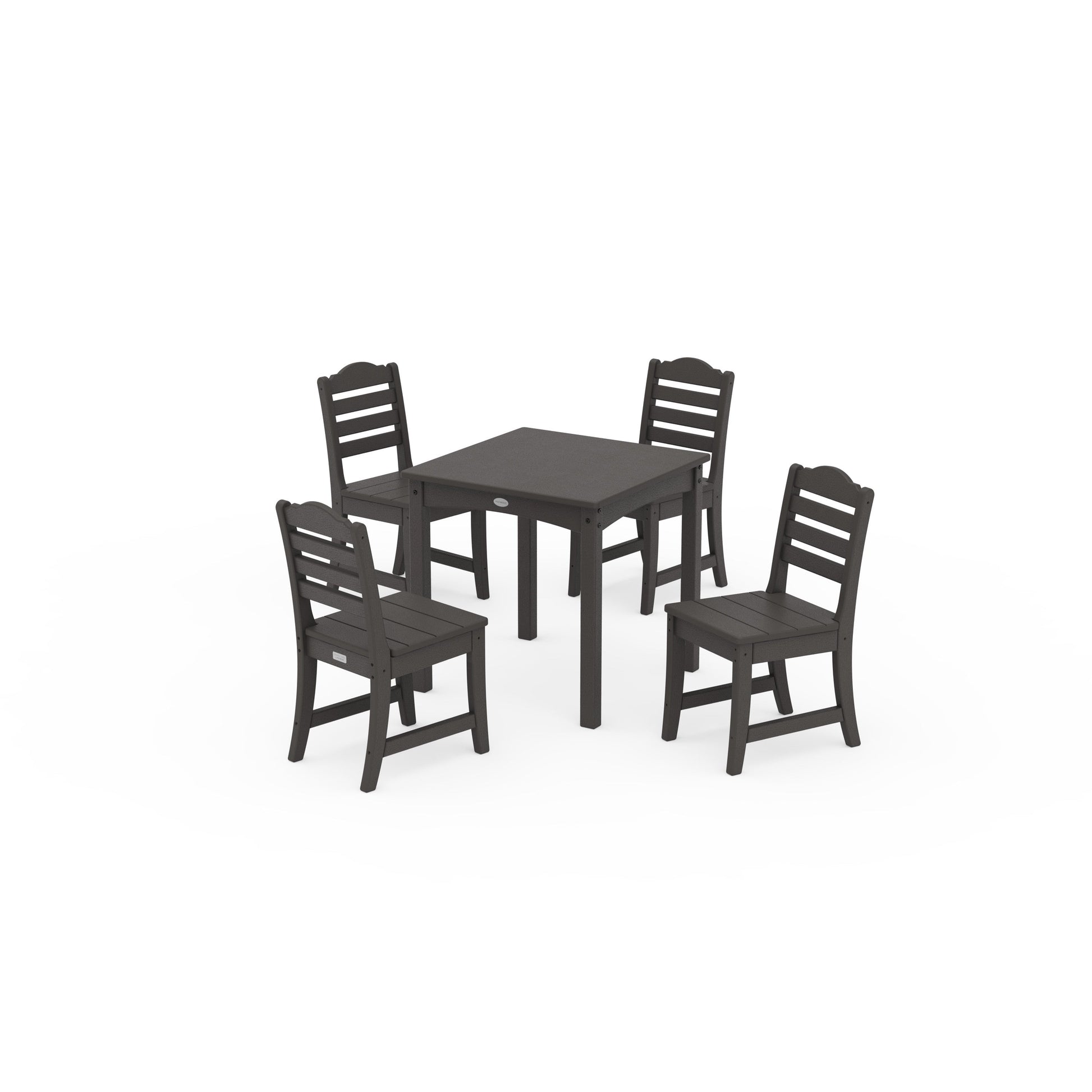 POLYWOOD Savannah Kids 5-Piece Dining Set — Vintage Coffee