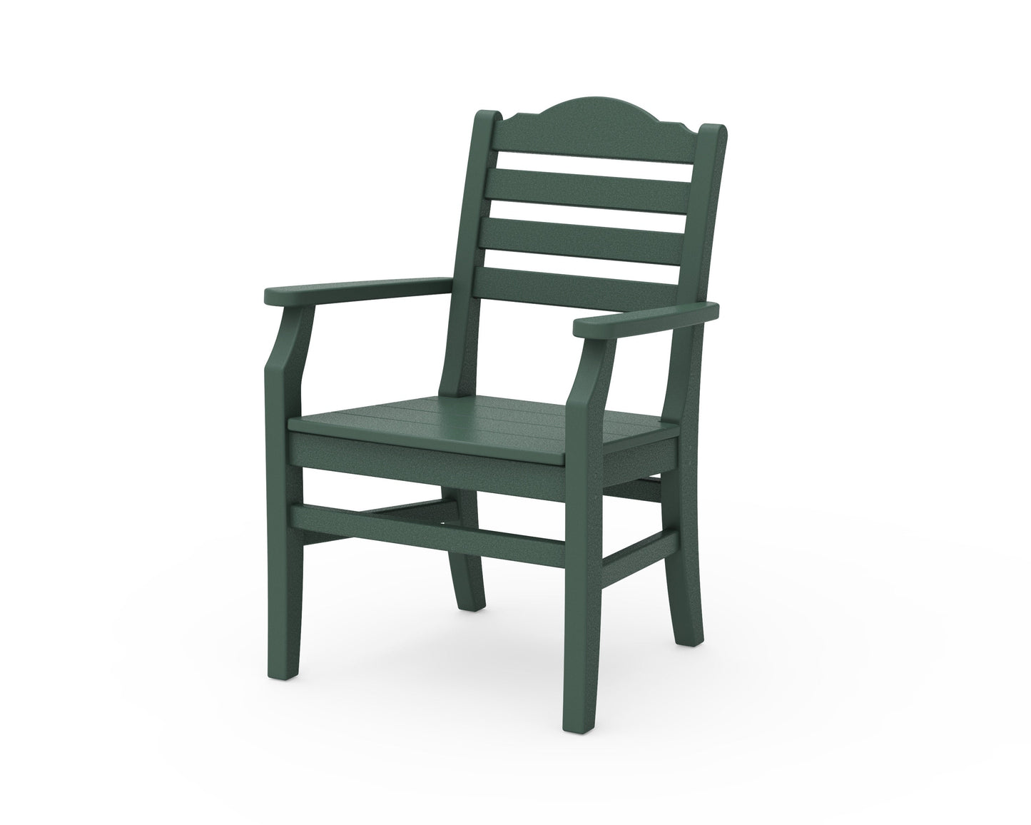 POLYWOOD Savannah Dining Arm Chair — Green