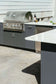 OPEN AIR OUTDOOR KITCHENS - STRAIGHT RUN (2 PREP AREAS WITH DRAWERS)