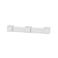 POLYWOOD 48" Vineyard Straight Double Planter Storage Bench Set- Large — White