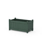 POLYWOOD Vineyard Rectangle Double Planter Box — Green