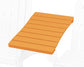 POLYWOOD 600 Series Straight Adirondack Connecting Table — Tangerine