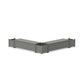 POLYWOOD 60" Country Living Straight Double Planter Storage Bench Set