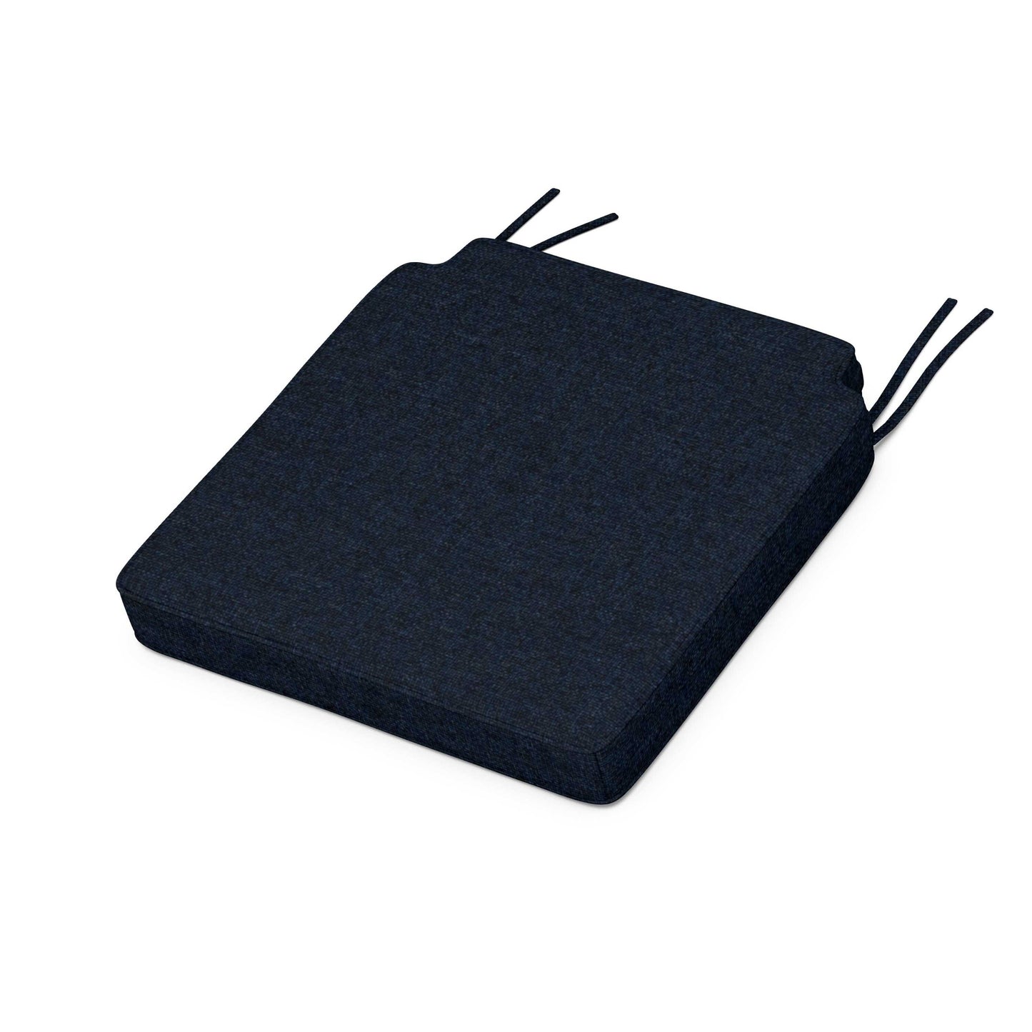 POLYWOOD Acadia Dining Side Seat Cushion — Marine Indigo