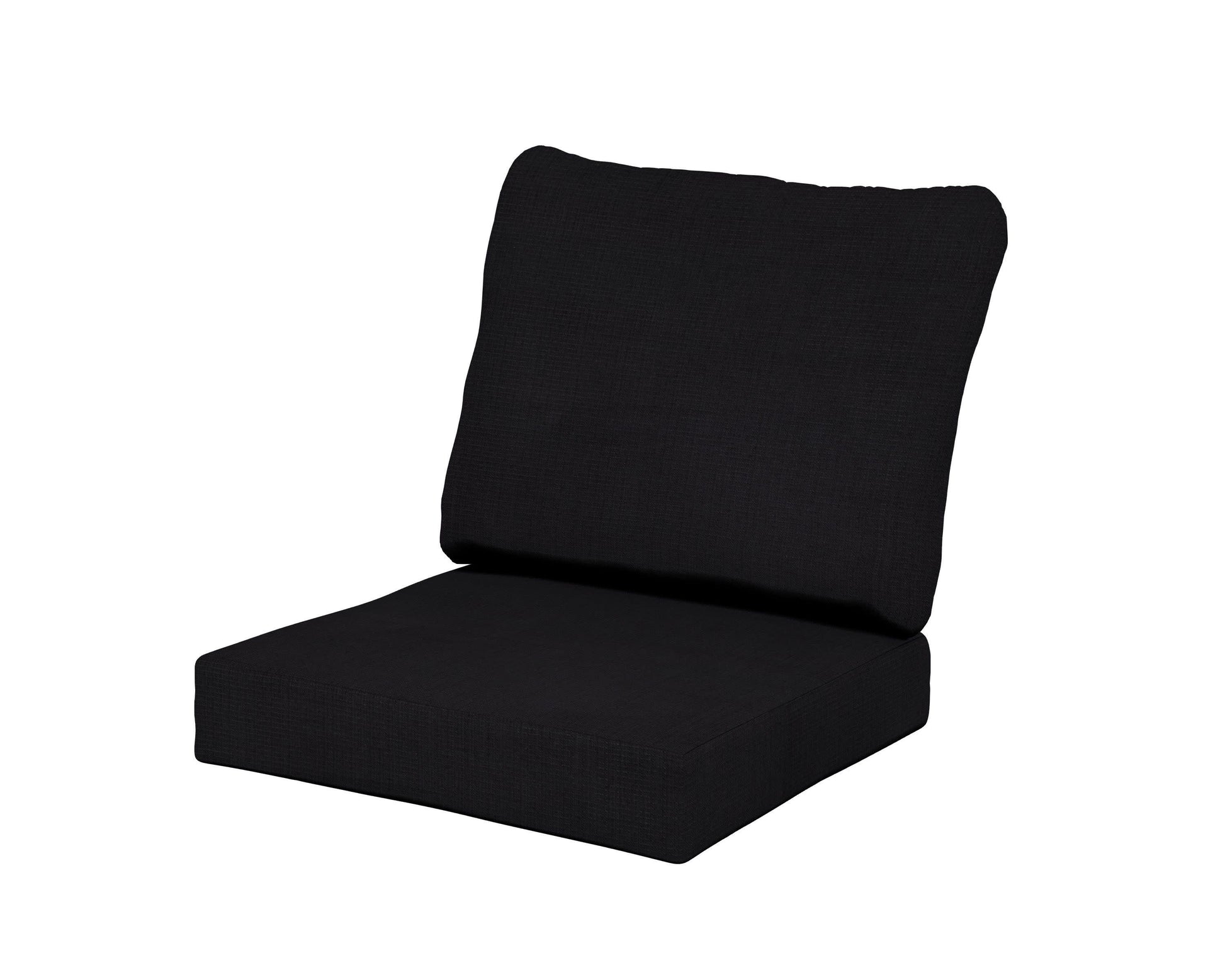 POLYWOOD Baffle Seat/Back Cushion — Midnight Linen