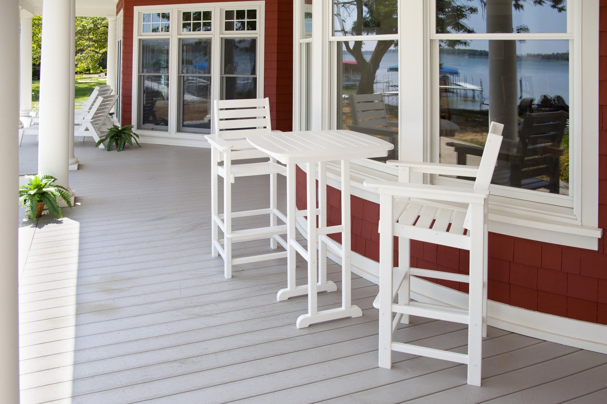 POLYWOOD Captain Bar Chair