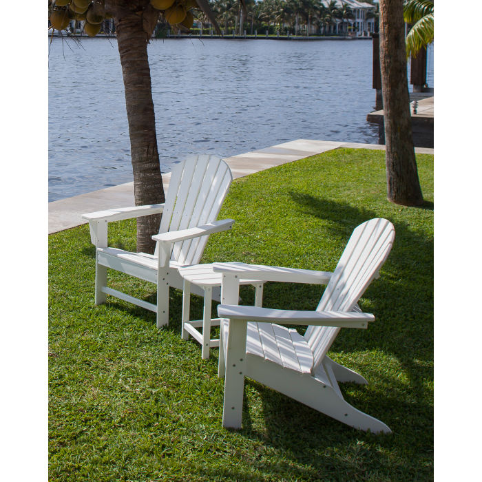 POLYWOOD South Beach Adirondack 3-Piece Set FREE SHIPPING