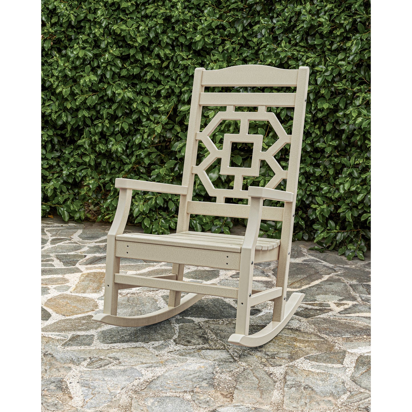 POLYWOOD Chinoiserie Rocking Chair