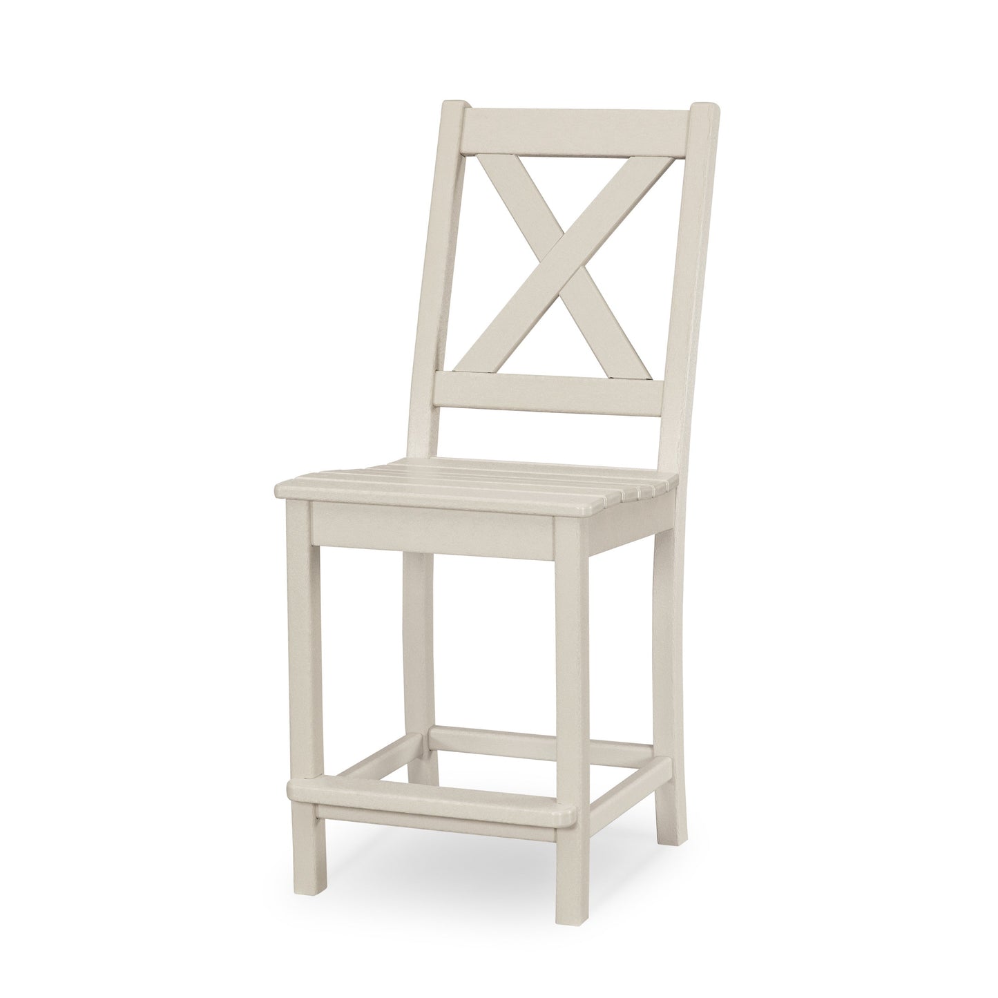 POLYWOOD Braxton Counter Side Chair — Sand