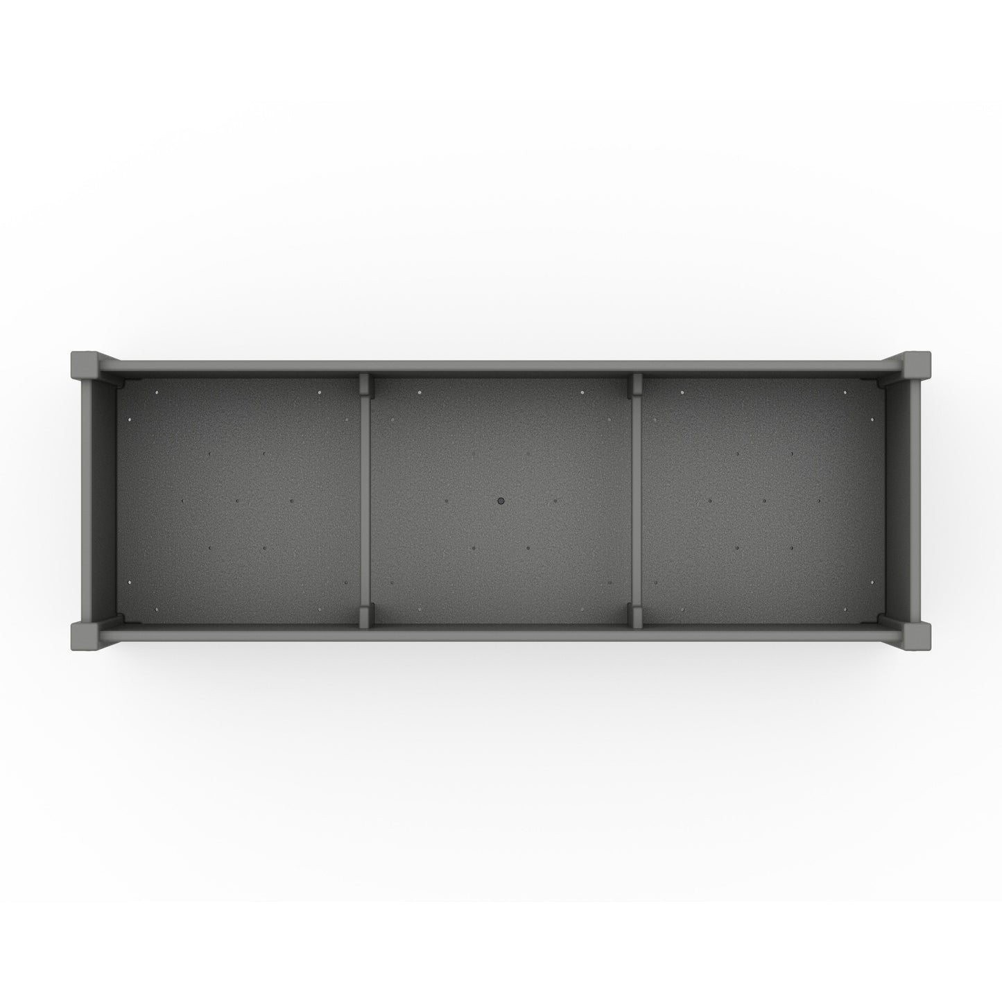 POLYWOOD Country Living Large Rectangle Triple Planter Box