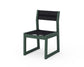 POLYWOOD EDGE Sling Dining Side Chair — Green / Black Sling