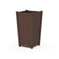POLYWOOD Vineyard Large Tapered Square Tall Planter Box — Mahogany