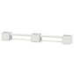 POLYWOOD 60" Country Living Straight Double Planter Bench Set - Large — White