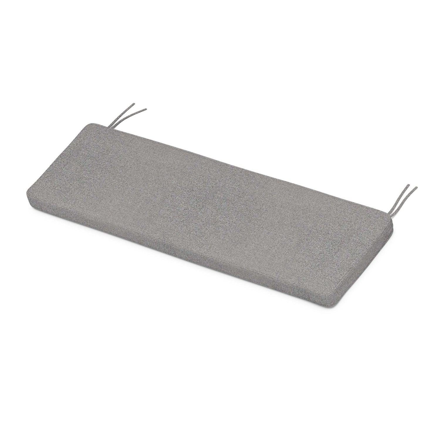 POLYWOOD Chinoiserie Bench Seat Cushion — Grey Mist