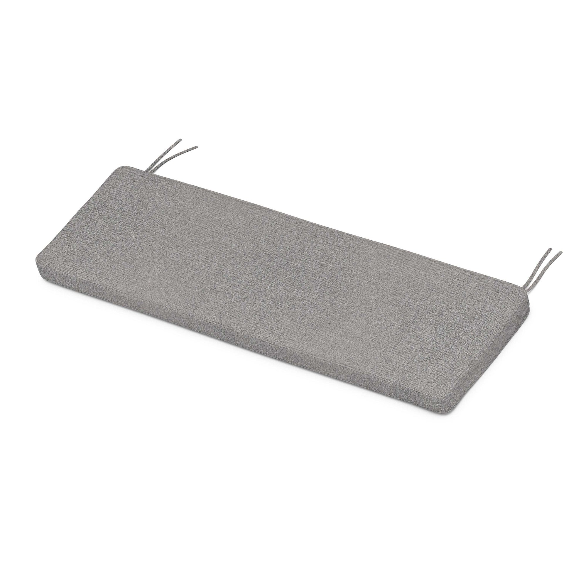 POLYWOOD Chinoiserie Bench Seat Cushion — Grey Mist