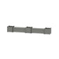 POLYWOOD 48" Vineyard Straight Double Planter Storage Bench Set- Large — Slate Grey