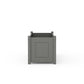POLYWOOD Country Living Large Rectangle Triple Planter Box