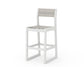 POLYWOOD EDGE Sling Bar Side Chair — White / Birch Sling