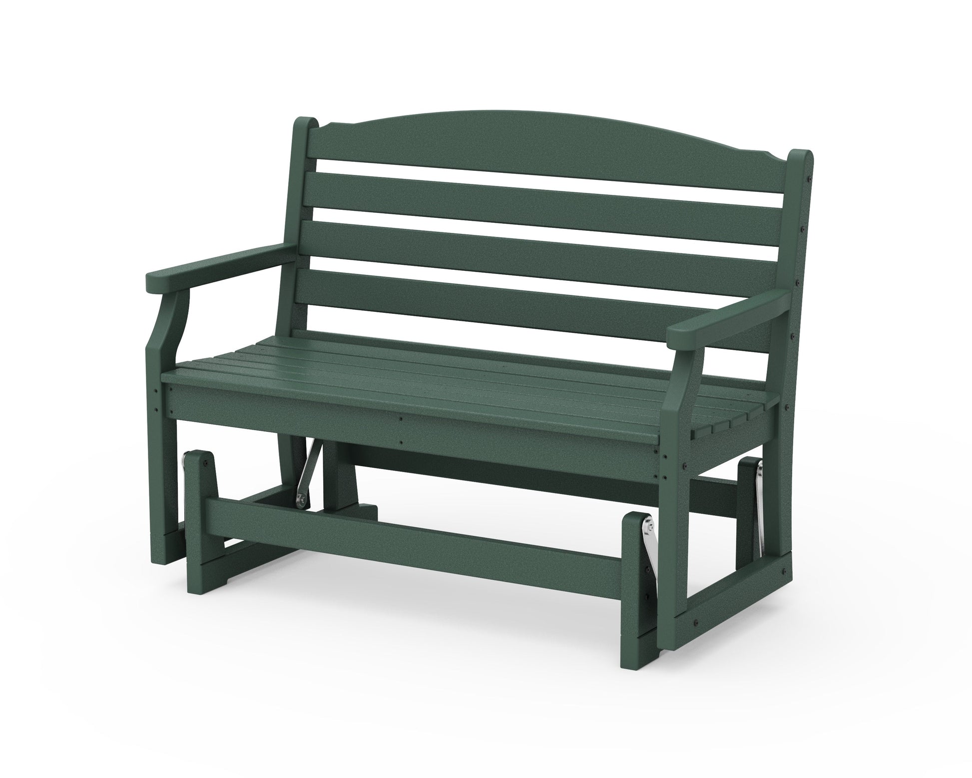POLYWOOD Savannah 48" Glider — Green