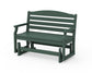 POLYWOOD Savannah 48" Glider — Green