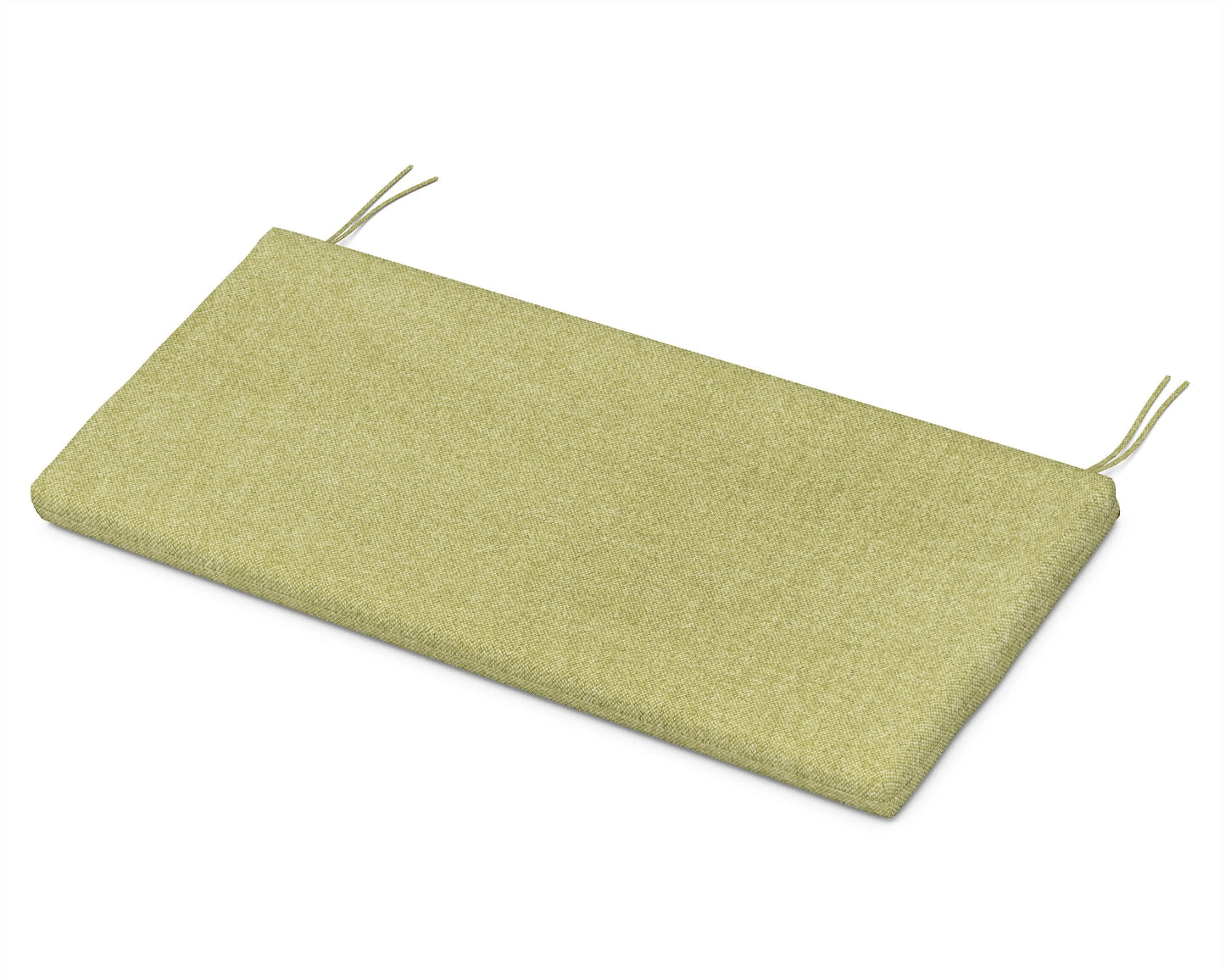 POLYWOOD Bench Seat Cushion - 17.25"D x 43.5"W x 2.5"H — Chartreuse Boucle