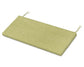 POLYWOOD Bench Seat Cushion - 17.25"D x 43.5"W x 2.5"H — Chartreuse Boucle