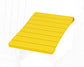 POLYWOOD 400 Series Straight Adirondack Connecting Table — Lemon