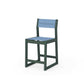 POLYWOOD EDGE Sling Counter Side Chair — Green / Poolside Sling