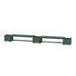 POLYWOOD 60" Nautical Straight Double Planter Bench Set — Green