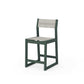 POLYWOOD EDGE Sling Counter Side Chair — Green / Birch Sling