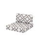 POLYWOOD Acadia Back/Seat Cushion Set — Trellis Grey Mist
