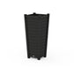 POLYWOOD Nautical Tapered Square Tall Planter Box — Black
