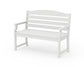 POLYWOOD Savannah 48" Bench — White