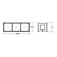POLYWOOD Country Living Rectangle Triple Planter Box