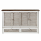 Islamorada Queen-Size Cabinet Bed — Dapple Grey and Blanc