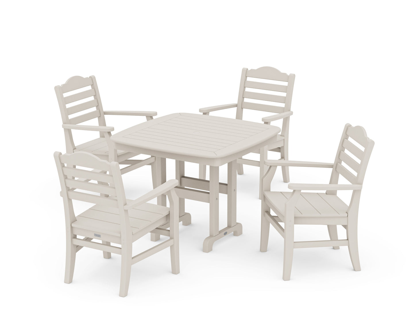 POLYWOOD Savannah 5-Piece Dining Set — Sand