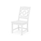 POLYWOOD Chinoiserie Dining Side Chair — White