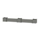 POLYWOOD 60" Country Living Straight Double Planter Storage Bench Set- Large — Slate Grey