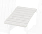 POLYWOOD 400 Series Straight Adirondack Connecting Table — Vintage White
