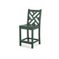 POLYWOOD Chippendale Counter Side Chair — Green