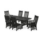 POLYWOOD Acadia 7-Piece Dining Set — Black