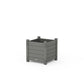 POLYWOOD Nautical Square Planter Box — Slate Grey