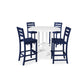POLYWOOD La Casa Café 5-Piece Side Chair Bar Dining Set FREE SHIPPING